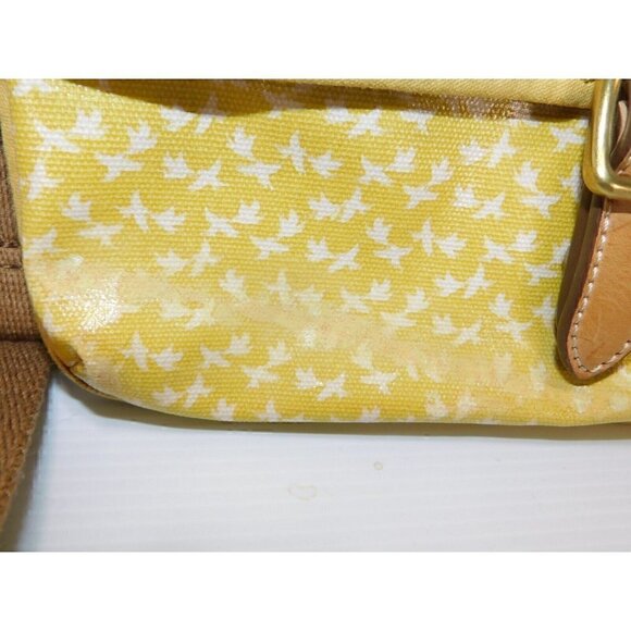 FOSSIL yellow multicolor shoulder bag, cross body, handbag, purse - Picture 8 of 8